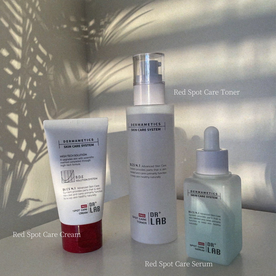 Skincare daily routine with RED SPOT CARE ♥️
