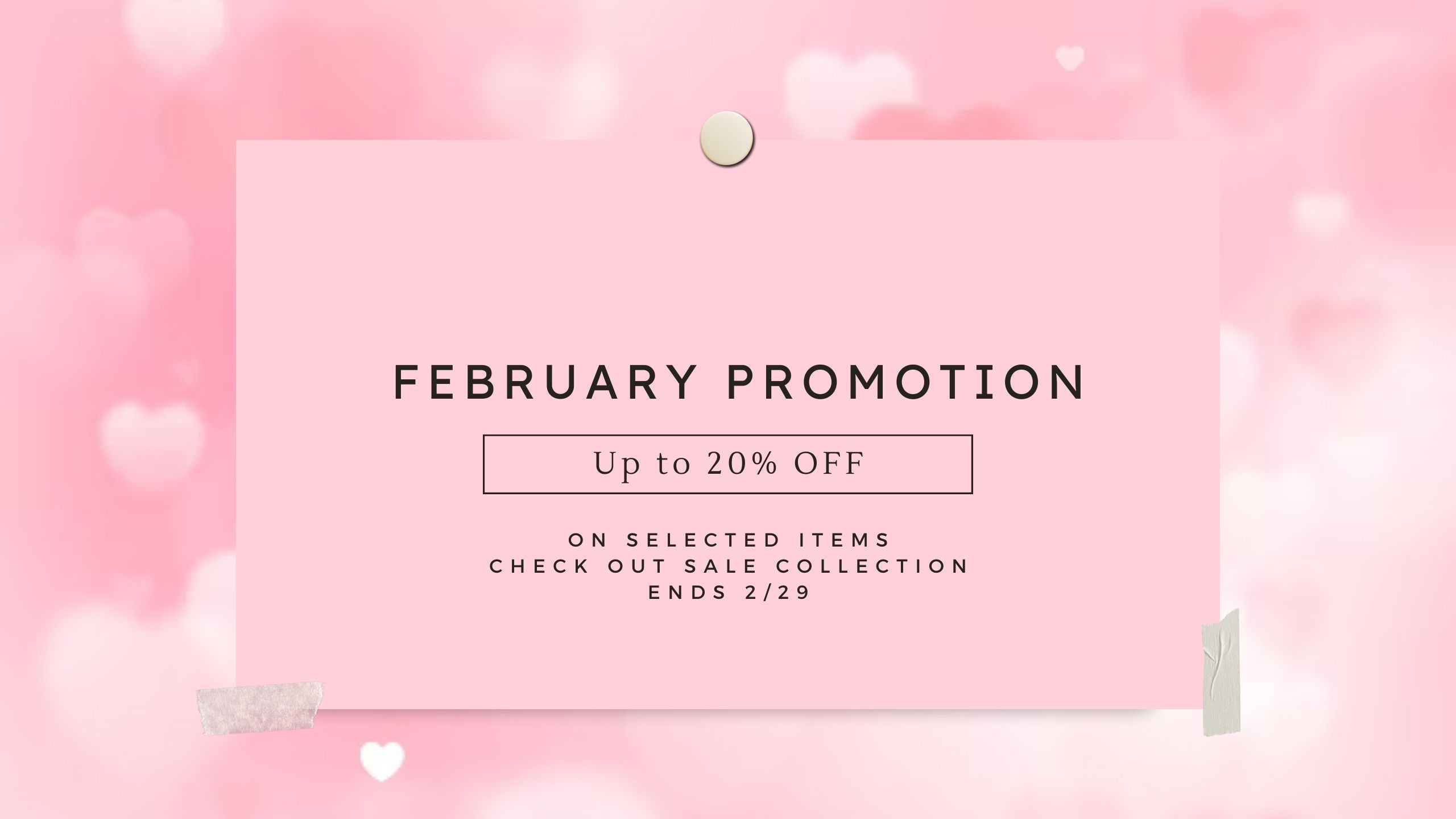 February Promotion ✨⎯ 💝🫶🏻💞