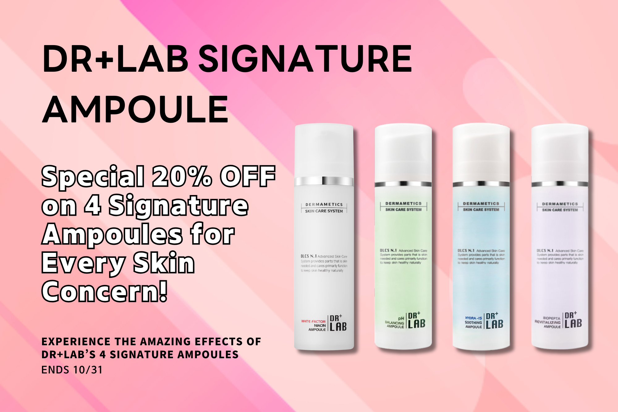 4 Signature Ampoules on 20% OFF 📌