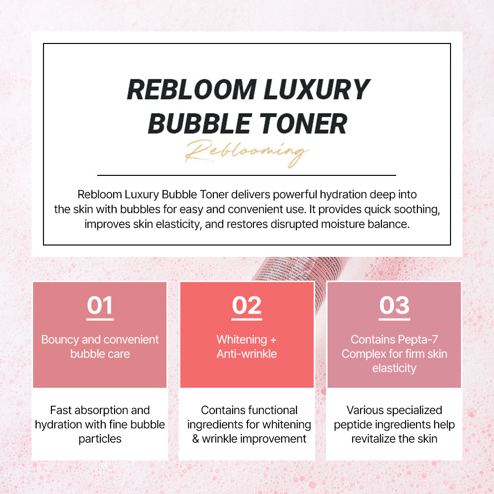 Re:bl Rebloom Luxury Bubble Toner