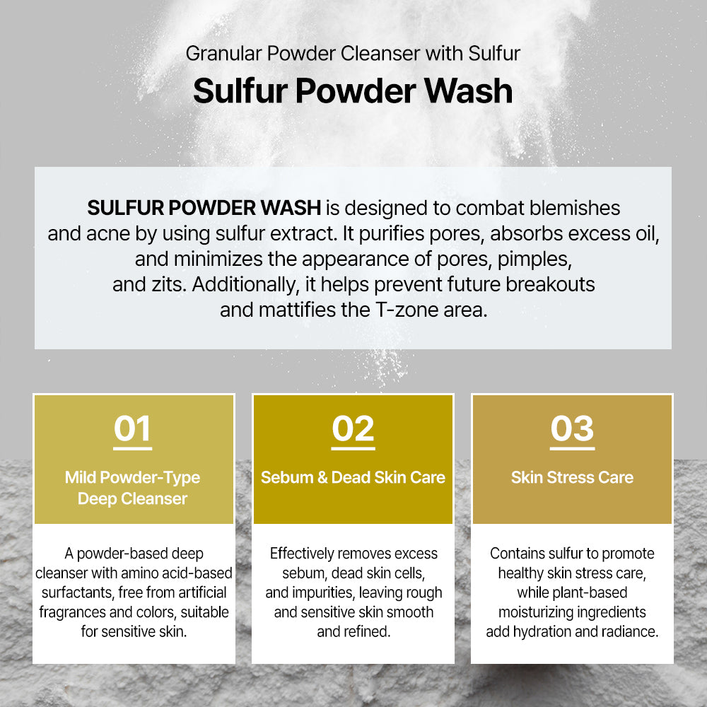 DR+LAB Sulfur Powder Wash